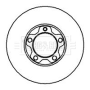 BBD5849S Brzdový kotouč BORG & BECK