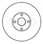 BBD5859S Brzdový kotouč BORG & BECK