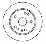 BBD5881S Brzdový kotouč BORG & BECK