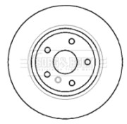 BBD5915S Brzdový kotouč BORG & BECK