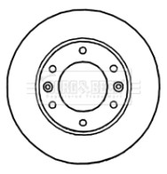 BBD5927S Brzdový kotouč BORG & BECK