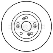 BBD5928S Brzdový kotouč BORG & BECK