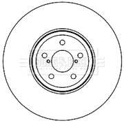 BBD5959S Brzdový kotouč BORG & BECK