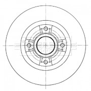 BBD5965S Brzdový kotouč BORG & BECK