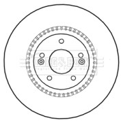 BBD5993S Brzdový kotouč BORG & BECK