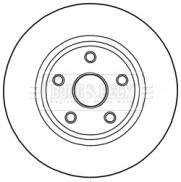 BBD6004S Brzdový kotouč BORG & BECK