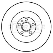 BBD6050S Brzdový kotouč BORG & BECK