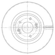 BBD6112S BORG & BECK brzdový kotúč BBD6112S BORG & BECK