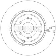 BBD6249S Brzdový kotouč BORG & BECK