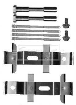 BBK1598 BORG & BECK sada príslużenstva oblożenia kotúčovej brzdy BBK1598 BORG & BECK