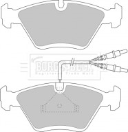 BBP1135 Sada brzdových destiček, kotoučová brzda BORG & BECK