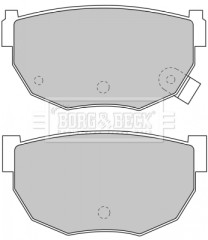 BBP1549 Sada brzdových destiček, kotoučová brzda BORG & BECK