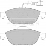 BBP1635 Sada brzdových destiček, kotoučová brzda BORG & BECK