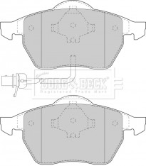 BBP1732 Sada brzdových destiček, kotoučová brzda BORG & BECK