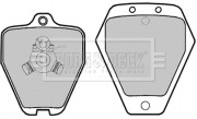 BBP1996 BORG & BECK sada brzdových platničiek kotúčovej brzdy BBP1996 BORG & BECK