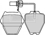 BBP2199 Sada brzdových destiček, kotoučová brzda BORG & BECK