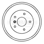 BBR7021 Brzdový buben BORG & BECK