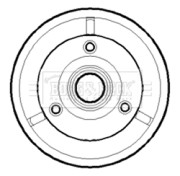 BBR7074 Brzdový buben BORG & BECK