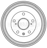BBR7220 Brzdový buben BORG & BECK