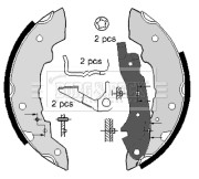 BBS6067 Sada brzdových čelistí BORG & BECK