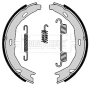 BBS6408 Sada brzdových čelistí BORG & BECK