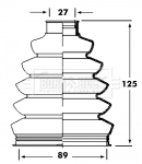 BCB2358 Měch, hnací hřídel BORG & BECK