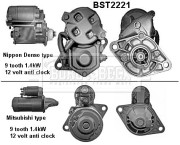 BST2221 Startér BORG & BECK