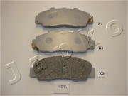 50497 Sada brzdových destiček, kotoučová brzda JAPKO