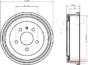 560413C Brzdový buben JAPKO