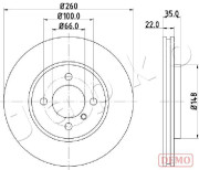 600158C Brzdový kotouč JAPKO