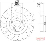 600543C JAPKO brzdový kotúč 600543C JAPKO