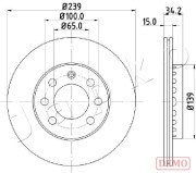 600904C JAPKO brzdový kotúč 600904C JAPKO