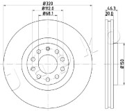 600909 JAPKO brzdový kotúč 600909 JAPKO