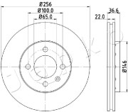600943 Brzdový kotouč JAPKO