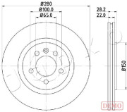 600944C Brzdový kotouč JAPKO