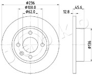 600946 Brzdový kotouč JAPKO
