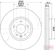 600954C JAPKO brzdový kotúč 600954C JAPKO