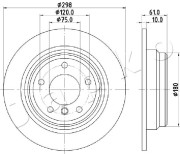 610119 Brzdový kotouč JAPKO