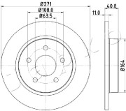 610305 Brzdový kotouč JAPKO