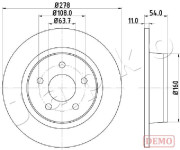 610311C Brzdový kotouč JAPKO