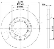 610314 Brzdový kotouč JAPKO