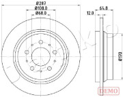 610321C Brzdový kotouč JAPKO