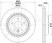 610325 Brzdový kotouč JAPKO