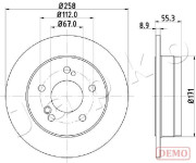 610504C JAPKO brzdový kotúč 610504C JAPKO