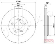 610517C Brzdový kotouč JAPKO