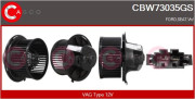 CBW73035GS vnitřní ventilátor Genuine CASCO