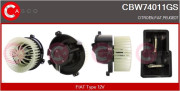 CBW74011GS vnitřní ventilátor Genuine CASCO