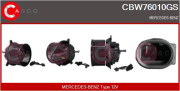 CBW76010GS vnitřní ventilátor Genuine CASCO