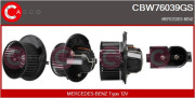 CBW76039GS vnitřní ventilátor Genuine CASCO