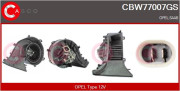 CBW77007GS vnitřní ventilátor Genuine CASCO